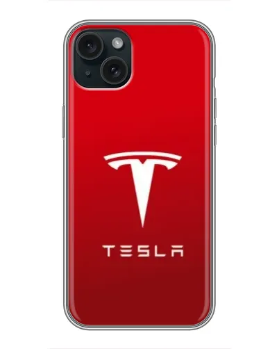 Чохол для iPhone 14 Plus з картинкою «Tesla Red Classic»