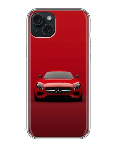 Чохол для iPhone 14 Plus з картинкою «Червоний Mercedes AMG»