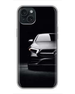 Чохол для iPhone 14 Plus з картинкою «Світло фар Mercedes»