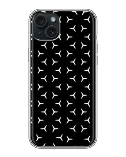 Чохол для iPhone 14 Plus з картинкою «Mercedes паттерн зірок» Чохол для iPhone 14 Plus з картинкою «Mercedes паттерн зірок»