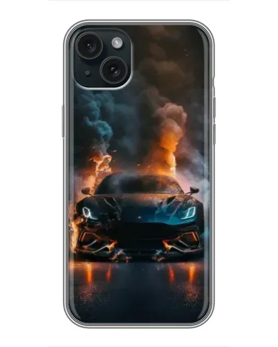 Чохол для iPhone 14 Plus з картинкою «Lamborghini димна естетика»