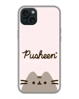 Чохол для iPhone 14 Plus з картинкою «Pusheen логотип»