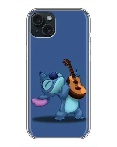 Чехол для iPhone 14 Plus с картинкой «Стич с укулеле» Чехол для iPhone 14 Plus с картинкой «Стич с укулеле»
