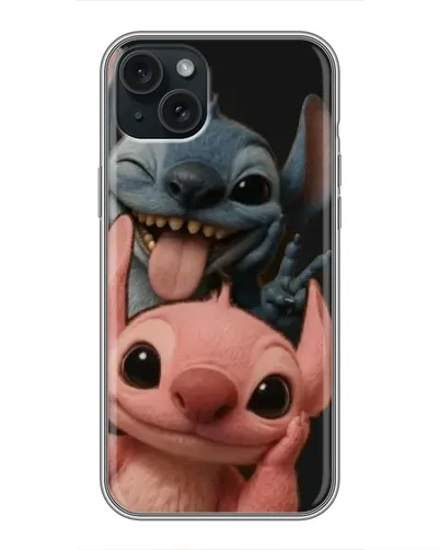 Чехол для iPhone 14 Plus с картинкой «Стич и Ангел» Чехол для iPhone 14 Plus с картинкой «Стич и Ангел»
