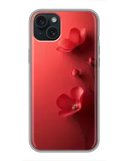 Чохол для iPhone 14 Plus з картинкою «Макові суцвіття»