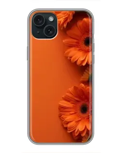 Чохол для iPhone 14 Plus з картинкою «Помаранчеві гербери»