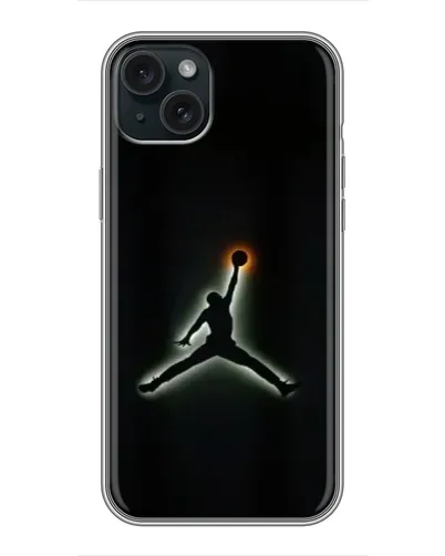 Чохол для iPhone 15 Plus з картинкою «Jordan Gradient Logo» Чохол для iPhone 15 Plus з картинкою «Jordan Gradient Logo»