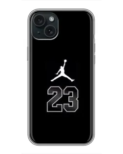 Чохол для iPhone 15 Plus з картинкою «Jordan Flight 23»