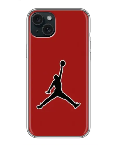 Чохол для iPhone 15 Plus з картинкою «Jordan Red Back» Чохол для iPhone 15 Plus з картинкою «Jordan Red Back»
