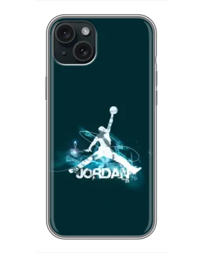 Чохол для iPhone 15 Plus з картинкою «Jordan Blue Fire» Чохол для iPhone 15 Plus з картинкою «Jordan Blue Fire»