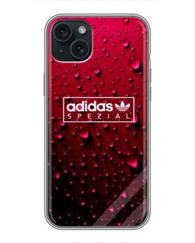 Чохол для iPhone 15 Plus з картинкою «Adidas Gold Marble»