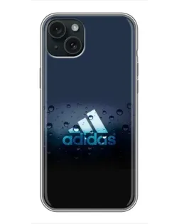 Чохол для iPhone 15 Plus з картинкою «Adidas Water Drops»