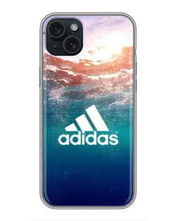 Чохол для iPhone 15 Plus з картинкою «Океанська глибина адідас»