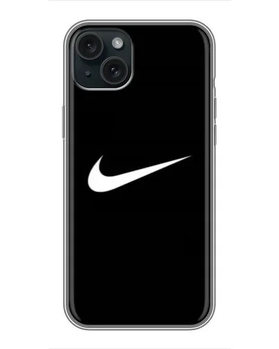 Чохол для iPhone 15 Plus з картинкою «Мінімалістичний Найк» Чохол для iPhone 15 Plus з картинкою «Мінімалістичний Найк»