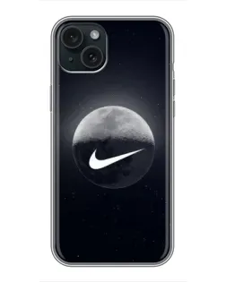 Чохол для iPhone 15 Plus з картинкою «Nike у стилі графіті»