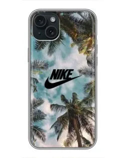 Чохол для iPhone 15 Plus з картинкою «Тропічний принт Nike» Чохол для iPhone 15 Plus з картинкою «Тропічний принт Nike»