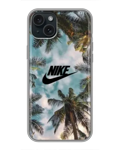 Чохол для iPhone 15 Plus з картинкою «Тропічний принт Nike» Чохол для iPhone 15 Plus з картинкою «Тропічний принт Nike»