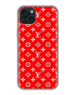 Чохол для iPhone 15 Plus з картинкою «Яскравий паттерн LV»