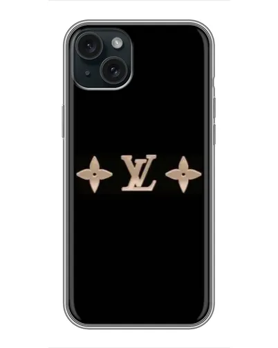 Чохол для iPhone 15 Plus з картинкою «Louis Vuitton — мінімалізм»