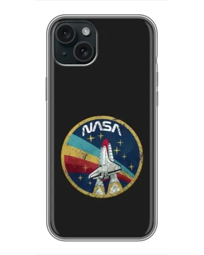 Чохол для iPhone 15 Plus з картинкою «NASA — емблема місії»