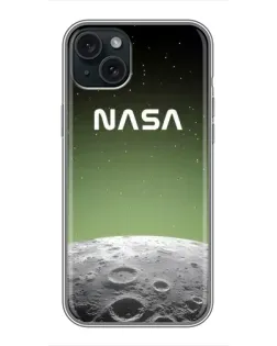 Чохол для iPhone 15 Plus з картинкою «NASA — місячний градієнт»