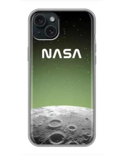 Чохол для iPhone 15 Plus з картинкою «NASA — місячний градієнт»