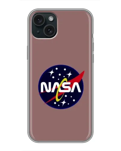 Чохол для iPhone 15 Plus з картинкою «NASA — ретро космос»