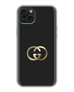 Чохол для iPhone 15 Plus з картинкою «Мінімалізм Gucci»