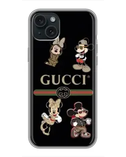 Чохол для iPhone 15 Plus з картинкою «Gucci — герої Disney та монограма» Чохол для iPhone 15 Plus з картинкою «Gucci — герої Disney та монограма»