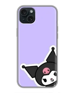 Чохол для iPhone 15 Plus з картинкою «Кумедна Kuromi»