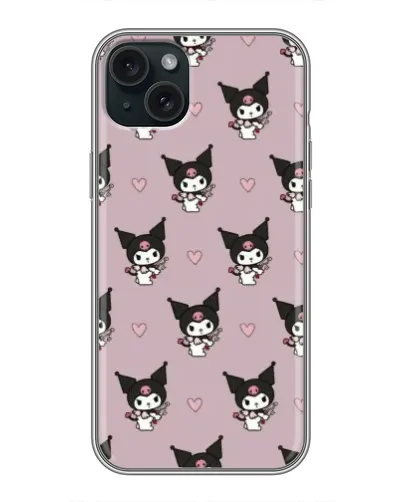 Чохол для iPhone 15 Plus з картинкою «Kuromi — нічний сон»