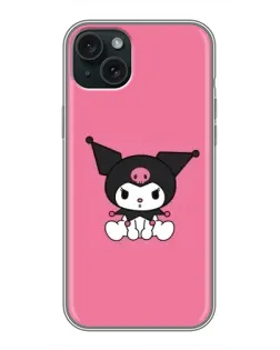 Чохол для iPhone 15 Plus з картинкою «Похмура Kuromi»