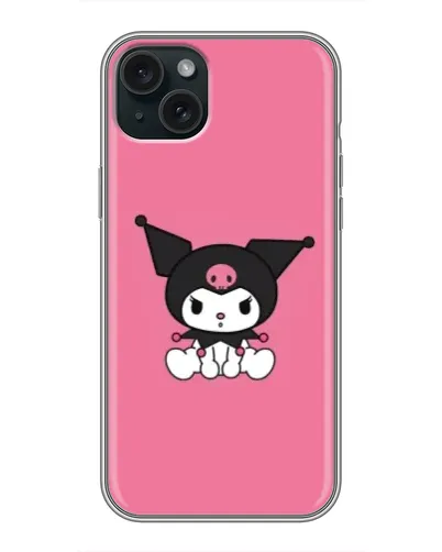 Чохол для iPhone 15 Plus з картинкою «Похмура Kuromi»