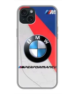 Чохол для iPhone 15 Plus з картинкою «BMW Performance стиль»