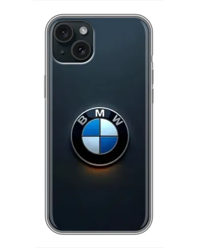 Чохол для iPhone 15 Plus з картинкою «Логотип BMW — мінімалізм» Чохол для iPhone 15 Plus з картинкою «Логотип BMW — мінімалізм»