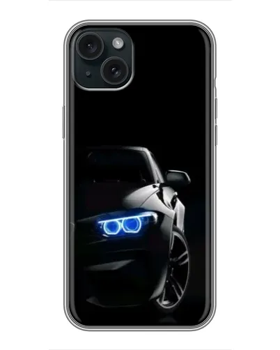 Чохол для iPhone 15 Plus з картинкою «BMW — нічний погляд» Чохол для iPhone 15 Plus з картинкою «BMW — нічний погляд»