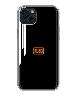 Чохол для iPhone 15 Plus з картинкою «PUBG — вертикальні лінії»