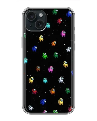 Чохол для iPhone 15 Plus з картинкою «Екіпаж Among Us»