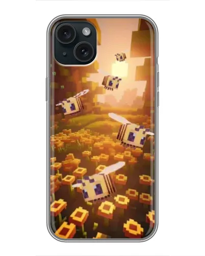 Чохол для iPhone 15 Plus з картинкою «Поле соняшників»