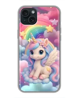Чохол для iPhone 15 Plus з картинкою «Маленький єдиноріг»