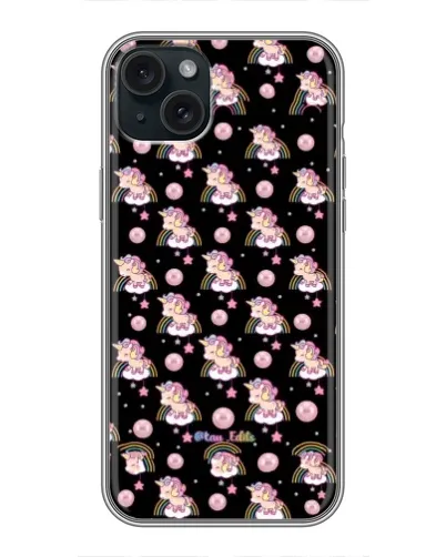Чохол для iPhone 15 Plus з картинкою «Magic Unicorn паттерн» Чохол для iPhone 15 Plus з картинкою «Magic Unicorn паттерн»