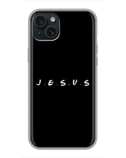 Чехол для iPhone 15 Plus с картинкой «Точки веры J.E.S.U.S.»
