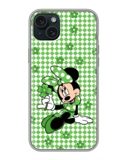 Чохол для iPhone 15 Plus з картинкою «Mickey в клітинку»