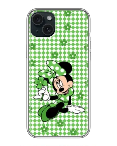 Чохол для iPhone 15 Plus з картинкою «Mickey в клітинку»