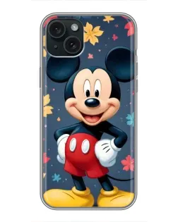 Чохол для iPhone 15 Plus з картинкою «Осінній Mickey Mouse»