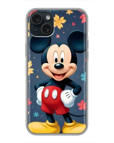 Чохол для iPhone 15 Plus з картинкою «Осінній Mickey Mouse»