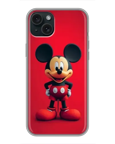 Чохол для iPhone 15 Plus з картинкою «Mickey в повний зріст»