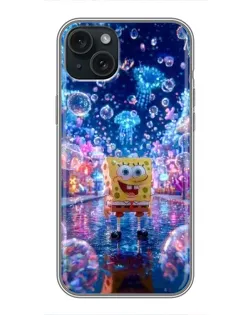 Чохол для iPhone 15 Plus з картинкою «Неоновий океан»