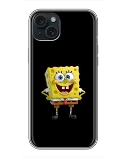 Чохол для iPhone 15 Plus з картинкою «Класичний Губка Боб»