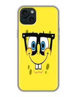 Чохол для iPhone 15 Plus з картинкою «Мінімалістичний Спанч Боб» Чохол для iPhone 15 Plus з картинкою «Мінімалістичний Спанч Боб»